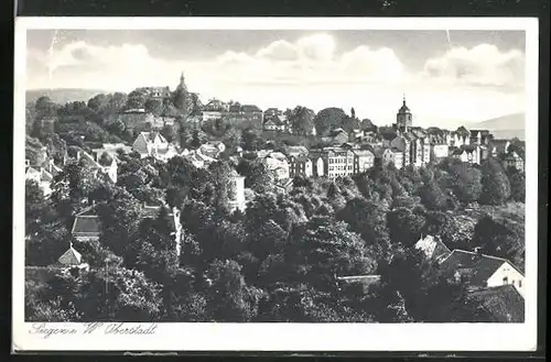 AK Siegen i. W., Blick auf die Oberstadt