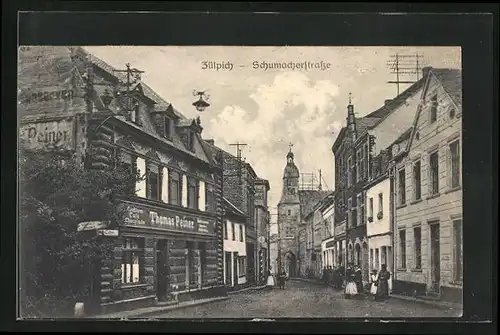 AK Zülpich, Conditorei Thomas Peiner in der Schumacherstrasse