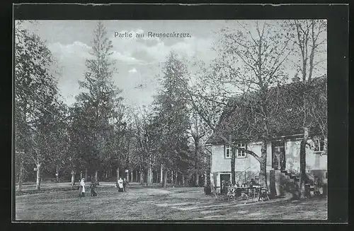 AK Obersensbach, Gasthaus am Reussenkreuz