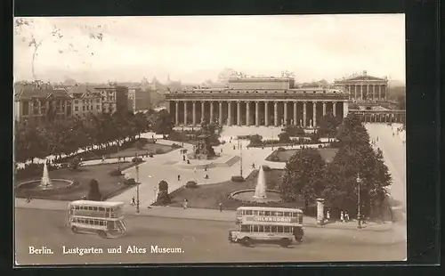 AK Berlin, Lustgarten und Altes Museum