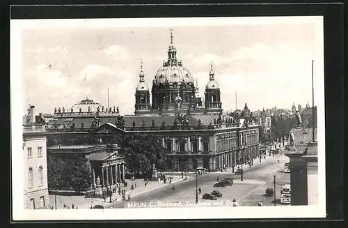 AK Berlin, C. Ehrenmal, Zeughaus und Dom