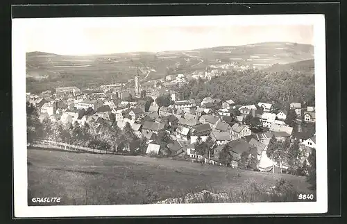 AK Graslitz, Totalansicht aus der Vogelschau