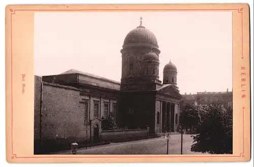 Fotografie unbekannter Fotograf, Ansicht Berlin, Blick auf den alten Dom um 1892