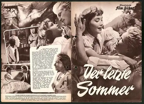 Filmprogramm IFB Nr. 2528, Der letzte Sommer, Hardy Krüger, Mathias Wieman, Brigitte Horney, Regie: Harald Braun