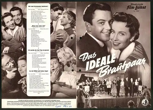 Filmprogramm IFB Nr. 2234, Das ideale Brautpaar, Liane Croon, Frans de Munck, Ernst Schröder, Regie: R. A. Stemmle