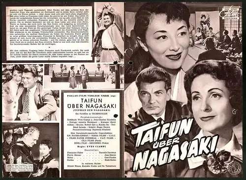 Filmprogramm DNF, Taifun über Nagasaki, Danielle Darrieux, Jean Marais, Gert Froebe, Regie: Yves Ciampi