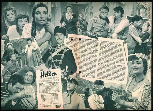 Filmprogramm IFB Nr. 4560, Helden, O. W. Fischer, Liselotte Pulver, Ellen Schwiers, Regie: Franz Peter Wirth