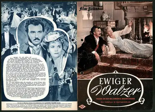 Filmprogramm IFB Nr. 2621, Ewiger Walzer, Bernhard Wicki, Hilde Krahl, Friedl Loor, Regie: Paul Verhoeven
