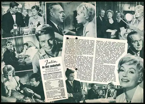 Filmprogramm IFB Nr. 6223, Julia du bist zauberhaft, Lilli Palmer, Charles Boyer, Jean Sorel, Regie: Alfred Weidenmann