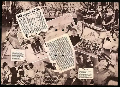 Filmprogramm IFB Nr. 1950, Das singende Hotel, Hans Söhnker, Ursula Justin, Fita Benkhoff, Regie: Geza von Cziffra