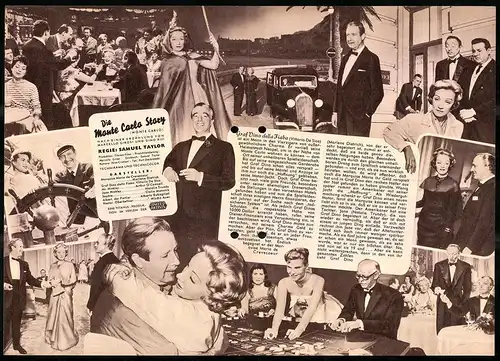 Filmprogramm IFB Nr. 3767, Die Monte Carlo Story, Marlene Dietrich, Vittorio De Sica, Mischa Auer, Regie: Samuel Taylor