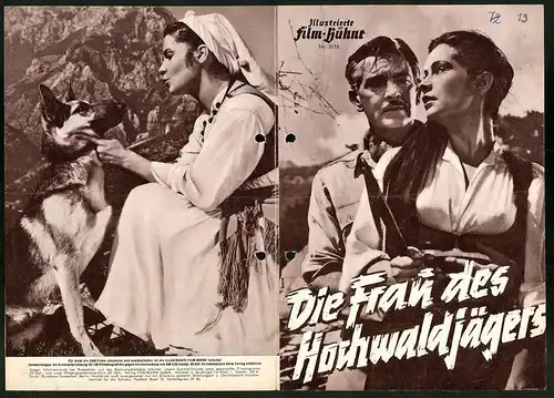 Filmprogramm IFB Nr. 3316, Die Frau des Hochwaldjägers, Katharina Mayberg, Rolf Wanka, Regie: Bosko Kosanovic