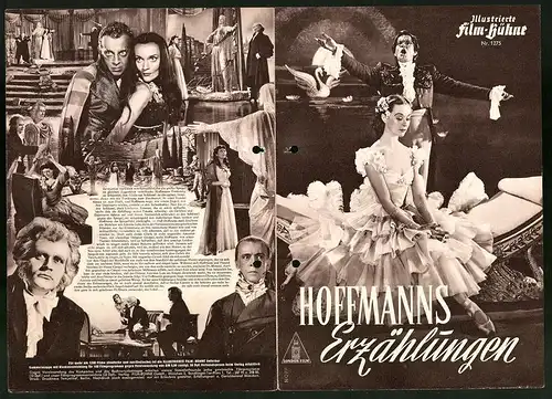 Filmprogramm IFB Nr. 1275, Hoffmanns Erzählungen, Moira Shearer, Robert Rounseville, Regie: Michael Powell