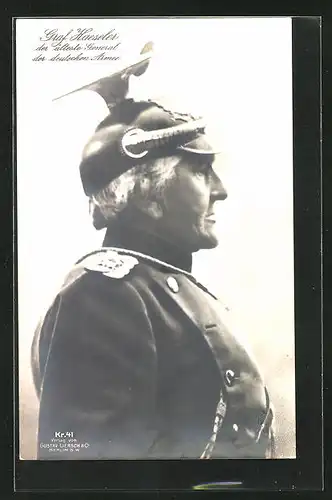 AK Heerführer Graf Haeseler der älteste General der deutschen Armee