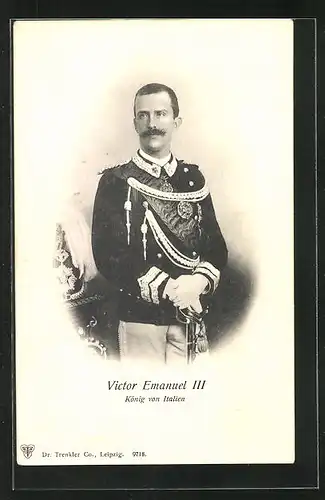 AK Victor Emanuel III., König von Italien