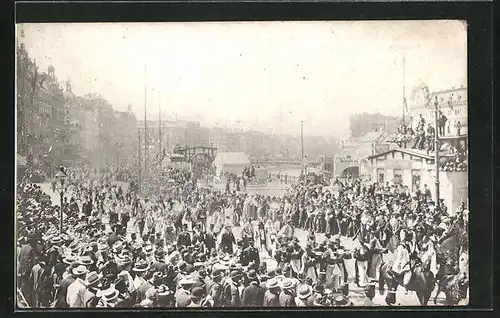 AK Wien, Kaiser-Jubiläums-Huldigungs-Festzug 1908