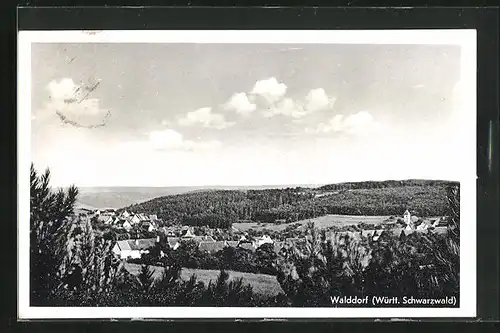 AK Walddorf /Nagold, Ortsansicht aus der Vogelschau