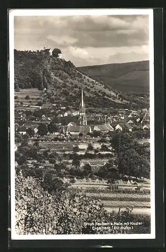 AK Gross Heubach a. Main, Teilansicht mit Kloster Engelberg