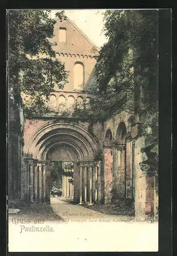 AK Paulinzella, Kloster-Portal