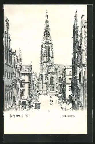 AK Münster i. W., Prinizpalmarkt