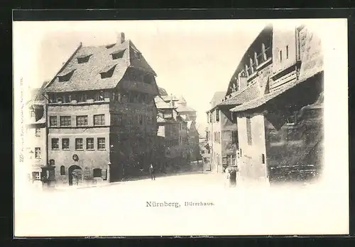 AK Nürnberg, Strasse am Dürerhaus