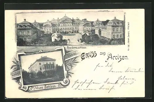 AK Arolsen, Residenzschloss, Neues Schloss