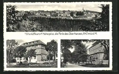 AK Hohegeiss, Ortsansicht, Eisenbahner-Erholungsheim