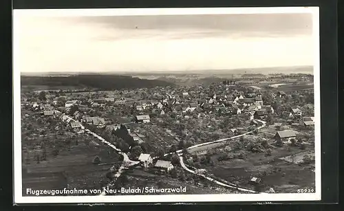 AK Neu-Bulach, Fliegeraufnahmevom Ort