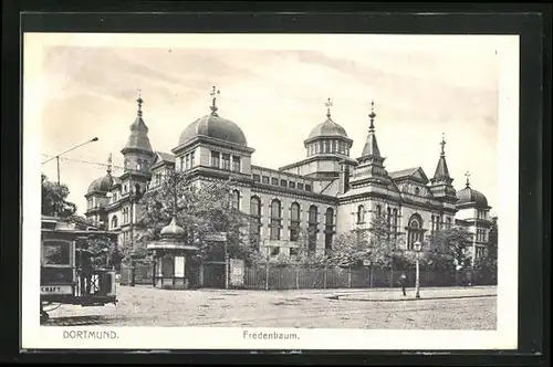 AK Dortmund, Fredenbaum, Strassenbahn