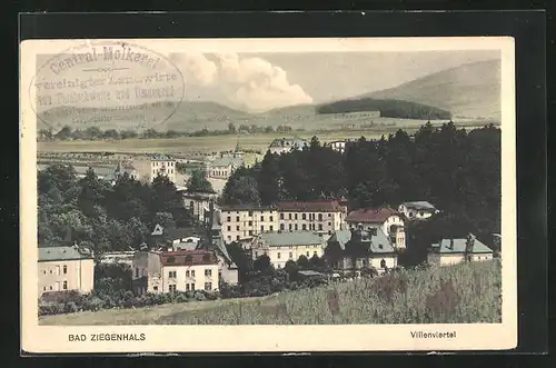 AK Bad Ziegenhals, Villenviertel