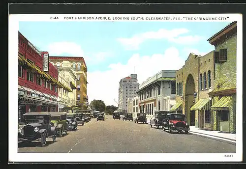 AK Clearwater, FL, Fort Harrison Avenue, looking south