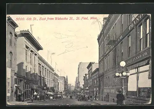 AK St. Paul, MN, 6th St., East from Wabasha St.