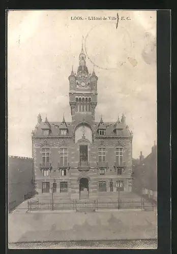 AK Loos, Blick auf das Hotel de Ville