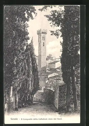 AK Fiesole, Il Campanile della Cattedrale visto dal Nord