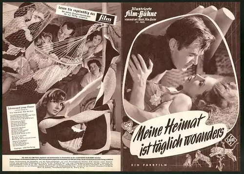 Filmprogramm IFB Nr. 4680, Meine Heimat ist täglich woanders, Gerhard Riedmann, Willy Birgel, Regie: A. M. Rabenalt