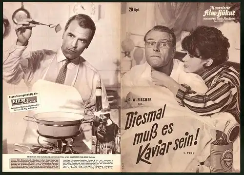 Filmprogramm IFB Nr. 05925, Diesmal muss es Kaviar sein! - 2. Teil, O. W. Fischer, Eva Bartok, Regie: Geza Radvanyi