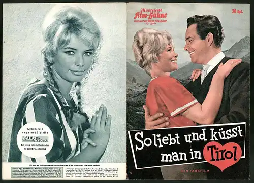 Filmprogramm IFB Nr. 05974, So liebt und küsst man in Tirol, Vivi Bach, Adrian Hoven, Regie: Franz Marischka