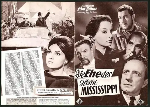 Filmprogramm IFB Nr. 05750, Die Ehe des Herrn Mississippi, Johanna von Koczian, O. E. Hasse, Regie: Kurt Hoffmann