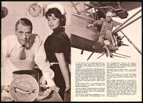 Filmprogramm IFB Nr. 05896, Es muss nicht immer Kaviar sein - 1.Teil, O. W. Fischer, Eva Bartok, Regie: Geza Radvanyi