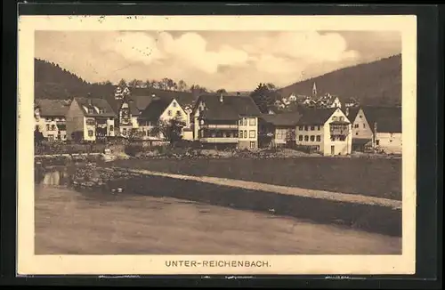 AK Unter-Reichenbach, Ortspartie