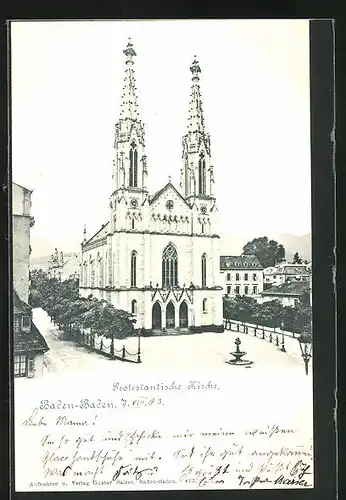 AK Baden-Baden, Protestantische Kirche