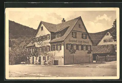 AK Unterreichenbach, Gasthof zum Hirsch