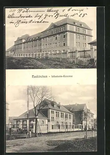 AK Euskirchen, Ansichten der Infanterie-Kaserne