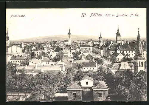 AK St. Pölten, Panorama der Stadt