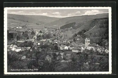 AK Hellenthal-Kirschseiffen, Panorama aus der Vogelschau