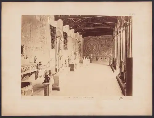 Fotografie unbekannter Fotograf, Ansicht Pisa, Galleria Delle Catene Camposanto, Grossformat 33 x 25cm