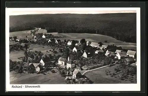 AK Hochdorf /Schwarzwald, Fliegeraufnahme vom Ort