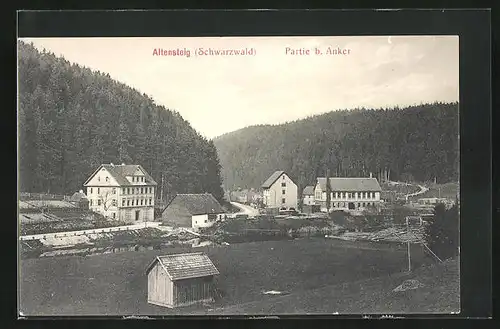 AK Altensteig /Schwarzwald, Partie b. Anker