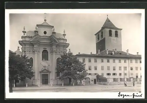 Foto-AK Bozen-Gries, Rathaus