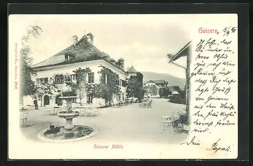 AK Goisern, Gasthaus Goiser Mühle
